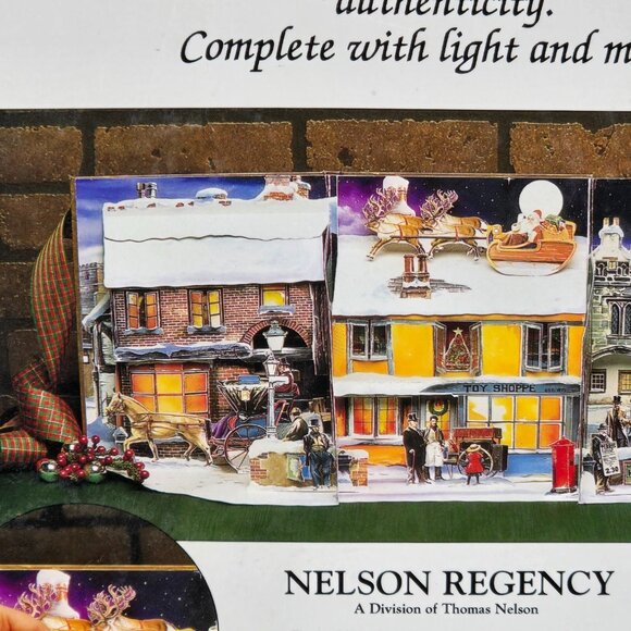 Victorian Advent Pop UP Book Christmas Holiday Thomas Nelson Regency 1993 VTG - Picture 5 of 16